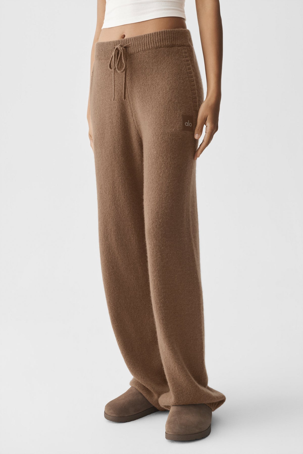 Wool Cashmere New Class Sweatpant - Java Brown