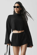 Ribbed Reset Short - Black