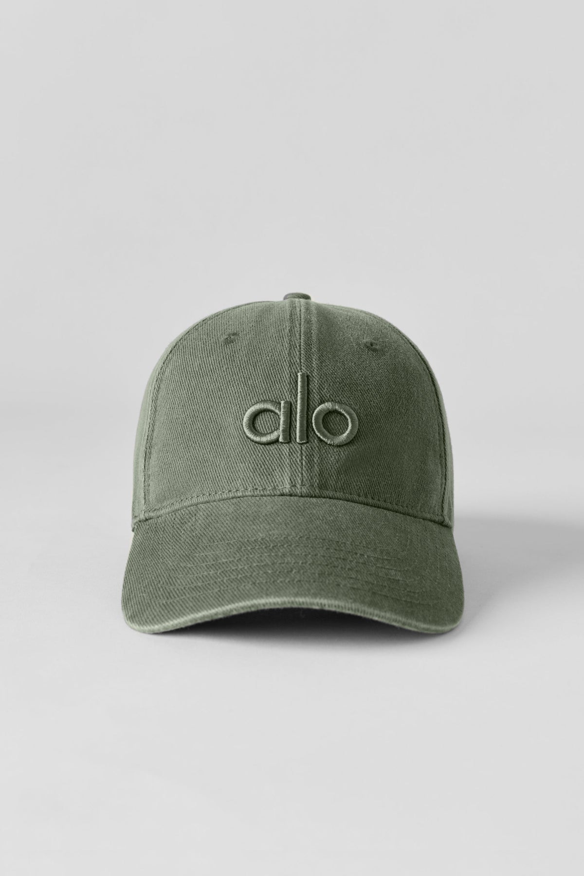 Washed Off-Duty Cap - Bamboo Green Wash