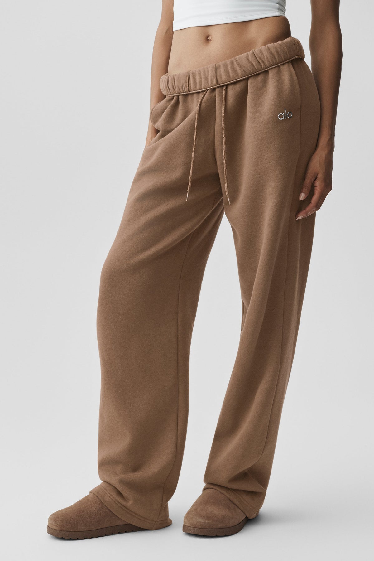 Accolade Straight Leg Sweatpant - Java Brown