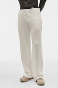 Waffle Chenille Edition Straight Leg Pant - Ivory
